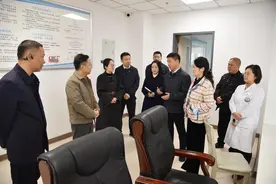 广汉市委常委、政法委书记吕波调研督导平安医院建设情况图片