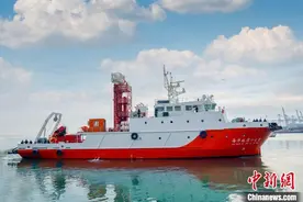 中国地质调查局首艘海岸带综合调查船列装图片