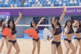 亚运“沙排宝贝”：2秒跑到位，10天连跳400多场图片