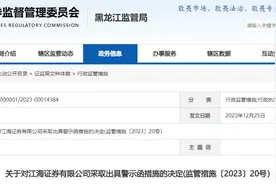 App强制、频繁、过度索取权限！江海证券收监管警示函图片