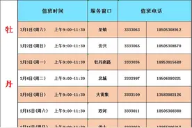 户籍服务“不打烊”，牡丹区户籍窗口二月份假期及周末值班表来啦图片