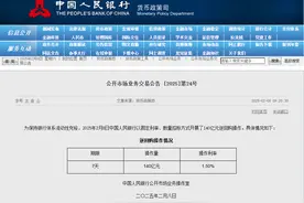 央行开展140亿元逆回购操作图片