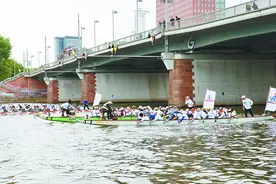 在美因河畔直击17支龙舟队竞逐图片