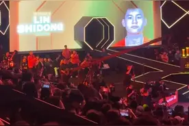 林诗栋战胜马龙夺冠！国乒包揽！图片
