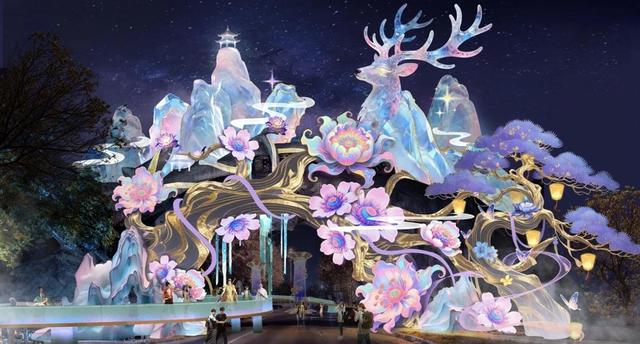 玉黛湖景区升级更名淄博花灯齐彩城 公开征集核心Slogan