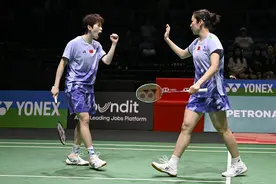 马来西亚羽毛球公开赛：贾一凡/张殊贤晋级八强图片