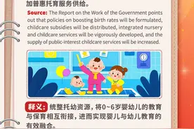两会词典丨幼有所托，消解生育顾虑的“国家担当”图片