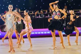 1630名选手参赛，第十七届北京市体育大会体育舞蹈比赛落幕图片
