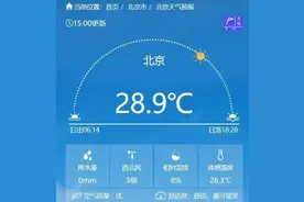 北京打破1959年来最早30℃纪录,热成全国第一图片