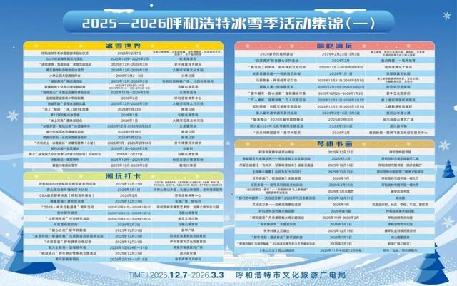 今冬必火！呼和浩特冰雪季300+玩法太顶了