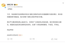 热搜！湖南卫视紧急声明图片
