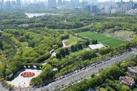 世纪公园透绿开放，浦东警方因地制宜保障假日大客流图片