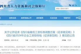 四川拟调整最低工资标准！月薪不低于这个数图片