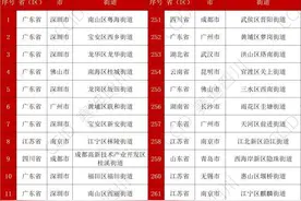 榜单发布！广州越秀这些街道入围“2025活力街道全国500强”图片