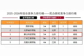 连续三年全国第三、山东第一  泰山科技学院高质量办学再谱新篇图片