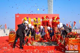 广东港航大厦封顶 将与琶洲港澳客运口岸东西联动图片