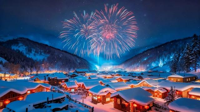 梅花山滑雪场热雪“燃冬”!