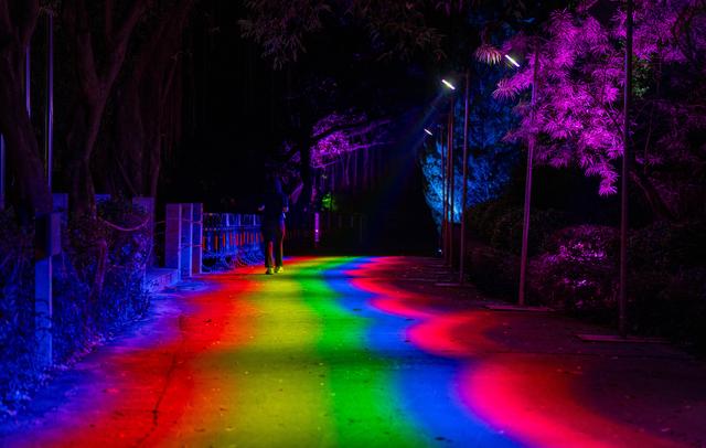 多图｜西樵山夜游探营，夜光龙狮+水幕秀抢先看！