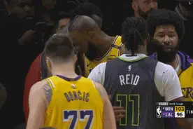 遭下克上！湖人96：103不敌森林狼，大比分1：4止步首轮图片