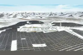 四川首个构网型储能光伏电站投产图片