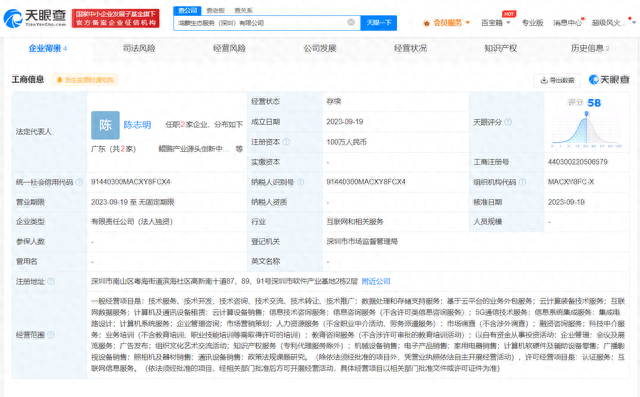 国资出手 深投控成立鸿蒙生态服务公司