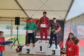 德国哈勒投掷精英赛 黑龙江小将王庆超夺冠图片