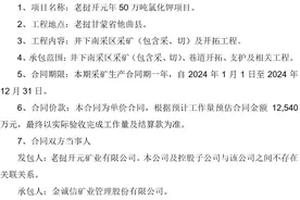 金诚信矿业管理股份有限公司签署老挝开元氯化钾项目合同图片