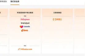 阿里官网重新归纳业务板块：电商、云和“所有其他”图片