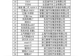 今年第二批新能源汽车下乡目录公布 涉及比亚迪、小鹏等品牌45款车型图片