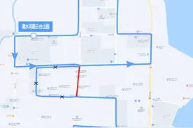 受施工影响 青岛815路公交线路走向临时调流图片