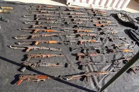 以媒：新一轮巴以冲突爆发以来，以军缴获约7万件哈马斯武器装备图片