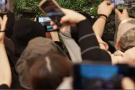 4只旅日大熊猫28日启程回国，公开亮相最后一天日本民众赶来依依惜别图片