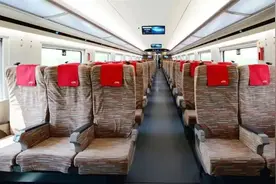 网友吐槽高铁座椅椅套不卫生！几天换洗一次？官方：180天图片