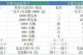 马拉松比赛“冠军奖励一头牛” 网友点赞：很接地气图片