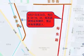4月21日至4月26日，顺义区"新国展"区域交通流量大图片