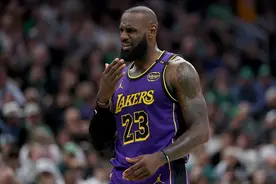 NBA | 湖人败走波士顿 詹姆斯腹股沟伤势更令球迷担忧图片