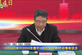 闵行区举行2024年援外、驻外干部人才迎春座谈会视频封面