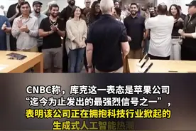 外媒：库克宣布苹果正大力投资生成式人工智能，“今年会分享更多信息”图片