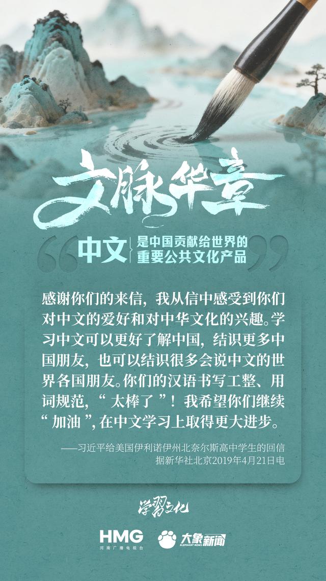 文脉华章|中文是中国贡献给世界的重要公共文化产品