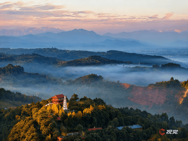 C视觉·遥望雪山(58)丨久违冬日暖阳 成都今晨再见雪山