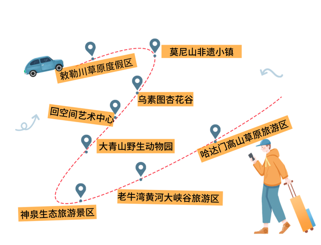 被问爆的呼市国庆玩法！这几条路线承包你的吃逛玩，附隐藏打卡点