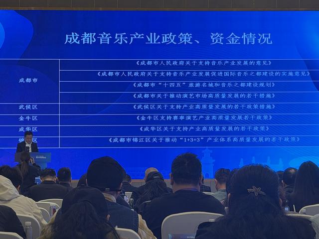 今年1月至8月，成都音乐产业整体产值规模达425.58亿元