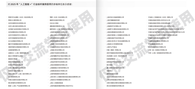 报告丨2025“人工智能+”行业标杆案例荟萃