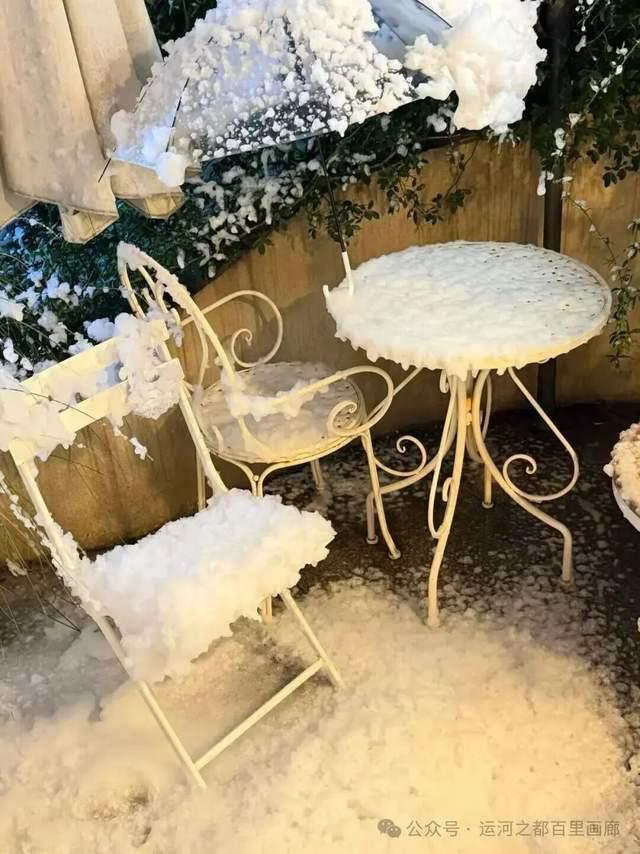 大雪突袭淮安，水渡口变身“雪渡口”！