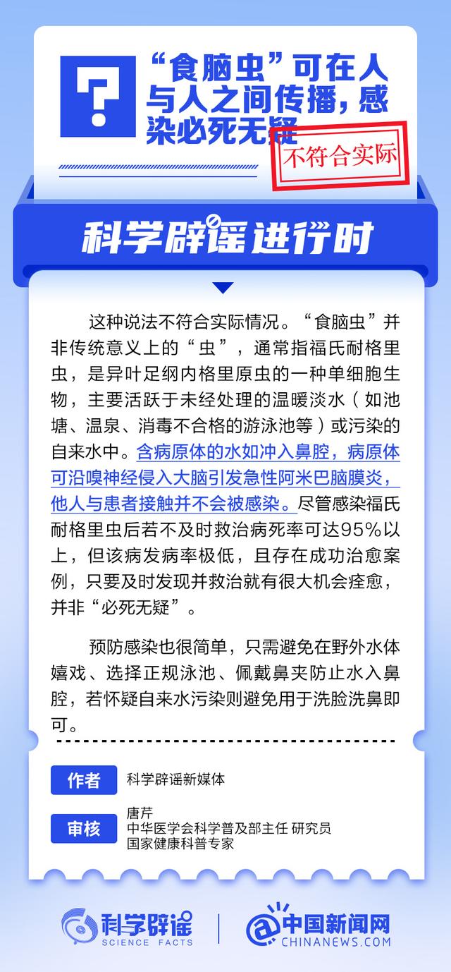 感染“食脑虫”必死无疑吗