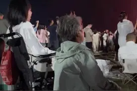 感动：白发养母陪坐轮椅女儿去音乐节图片