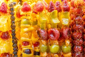 趣看｜万物皆可糖葫芦？甲鱼、螃蟹、鱿鱼都可冰！图片