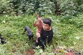 一岁半女孩走失 警民联动5小时偏僻山林寻回图片