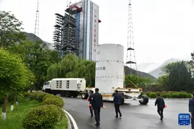 天问二号探测器顺利转入发射区图片