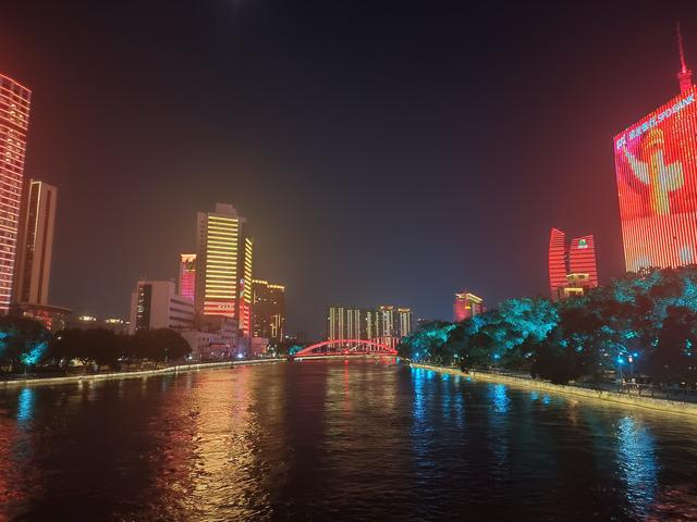 晚潮｜三江口上赏夜景